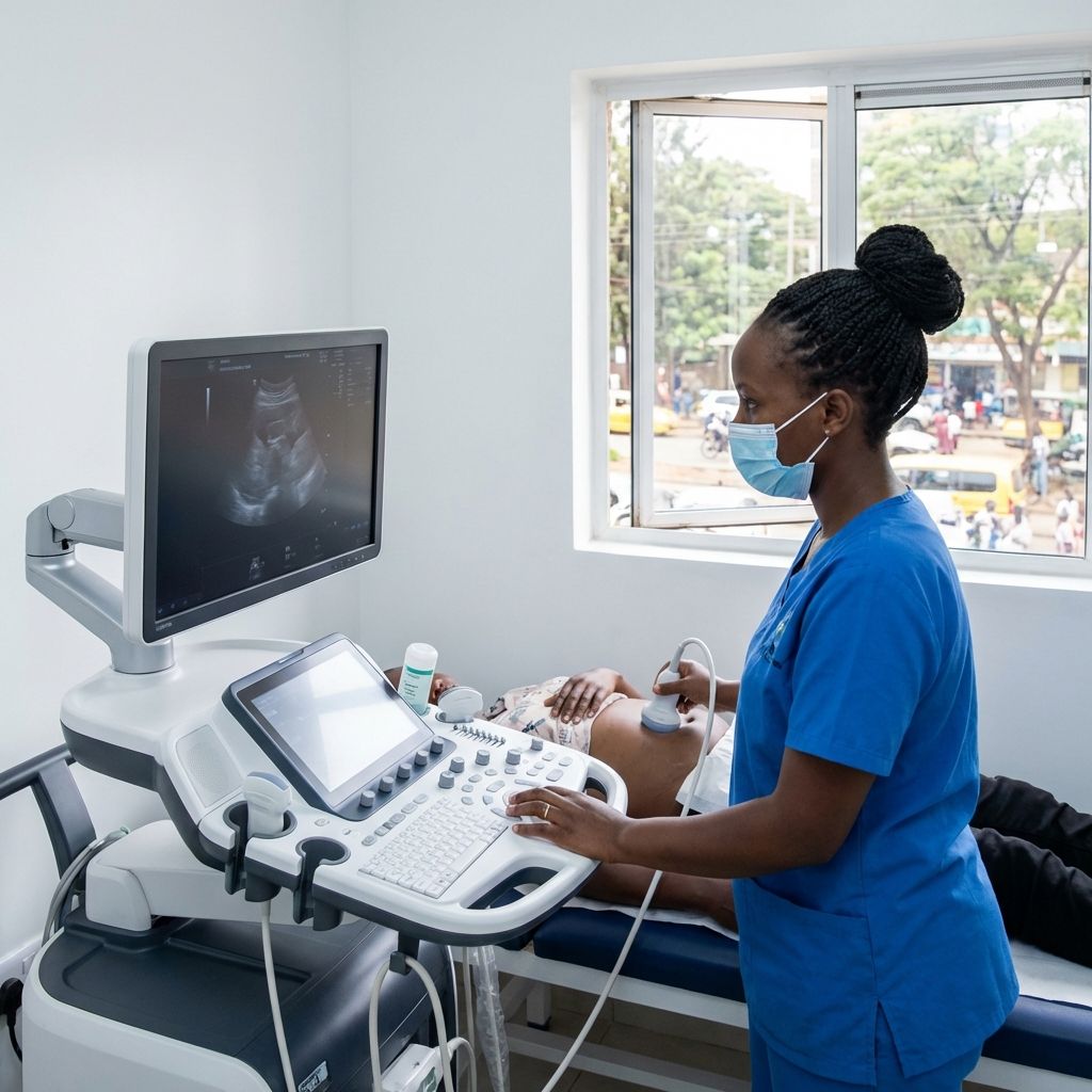 Digital X-ray imaging suite at Focus Diagnostics Kerugoya